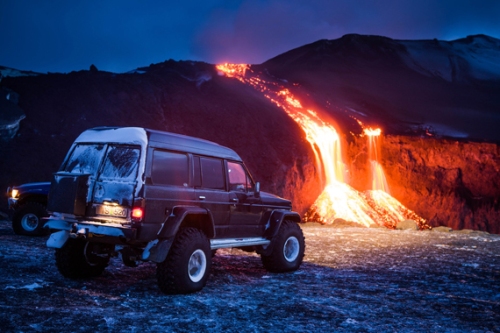 Volcán Eyjafjallajökull de Islandia rezuma Lava fundida Eyjafjallajc3b6kull06
