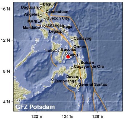 Un terremoto de 7,2 en Filipinas deja al menos 87 muertos y 167 heridos 7-2-filipinas-15102013-geofon-indagadores-wp1